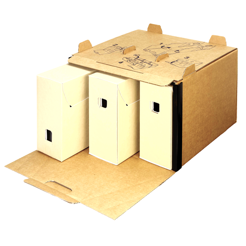 FELLOWES Pack de 50 Cajas de archivo Libre de Ácido 10 años Marrón 7770901