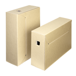 FELLOWES Pack de 50 Cajas de archivo Libre de Ácido 30 años Marrón 7771001