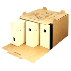 FELLOWES Pack de 50 Cajas de archivo Libre de Ácido 30 años Marrón 7771001