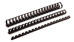 FELLOWES Pack de 50 canutillos Negros 38 mm Oval 5349702