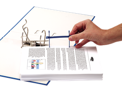 FELLOWES Pack de 50 Fasteners de plástico Pro Clip Azul (100mm) 0089801