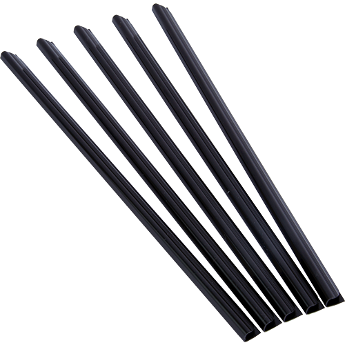 FELLOWES Pack de 50 lomeras Negras 6 mm 5383001