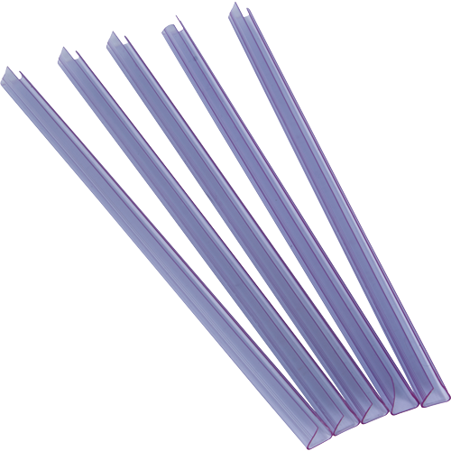 FELLOWES Pack de 50 lomeras transparentes 12 mm 5384401