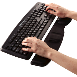 FELLOWES Reposamuñecas para teclado de espuma canal-V® Negro 9182801