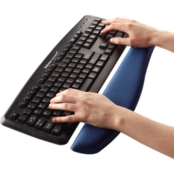 FELLOWES Reposamuñecas para teclado foam PlusTouch® Azul 9287402