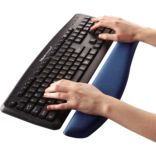 FELLOWES Reposamuñecas para teclado foam PlusTouch® Azul 9287402