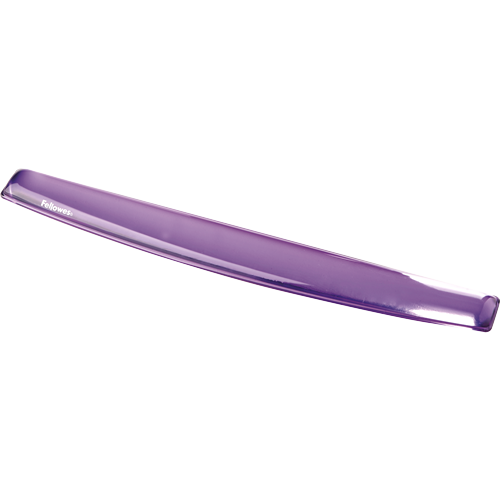 FELLOWES Reposamuñecas teclado gel Crystal® Violeta 9143703
