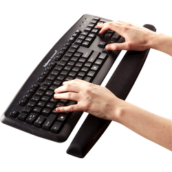 FELLOWES Reposamuñecas teclado Memory foam Negro 9178201