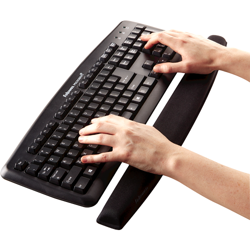 FELLOWES Reposamuñecas teclado Memory foam Negro 9178201