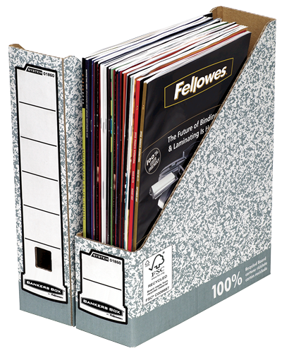 FELLOWES Revistero A4 Gris 0186004
