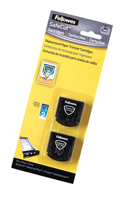 FELLOWES Set 2 cuchillas corte recto 5411401