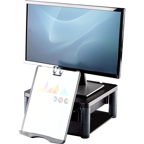 FELLOWES Soporte para monitor Plus grafito 9169501