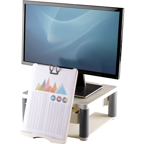 FELLOWES Soporte para monitor Plus Gris 91713