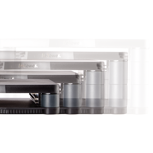 FELLOWES Soporte para monitor Premium grafito 9169401