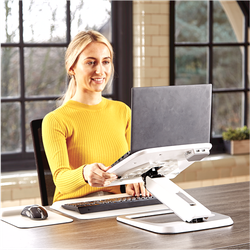 FELLOWES Soporte para portátil Hana® Blanco 8064401
