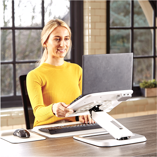 FELLOWES Soporte para portátil Hana® Blanco 8064401