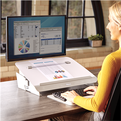 FELLOWES Soporte y atril Hana® Gris 8065801