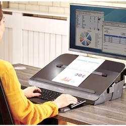 FELLOWES Soporte y atril Hana® Negro 8055701
