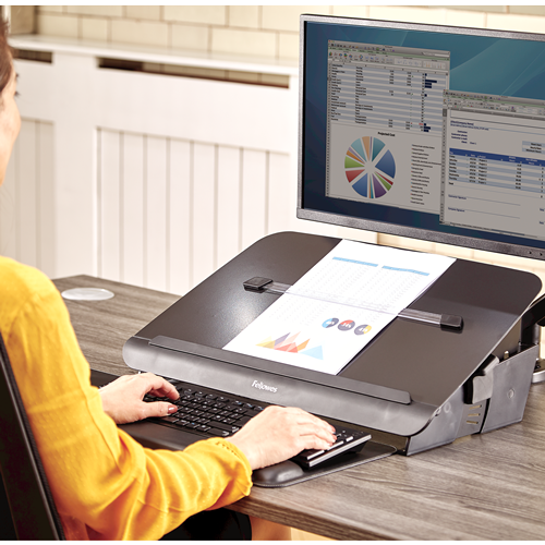FELLOWES Soporte y atril Hana® Negro 8055701