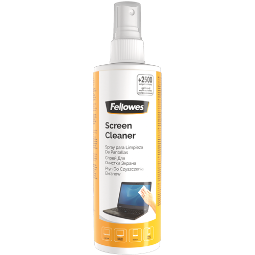 FELLOWES Spray limpiador 250 ml pantallas 99718