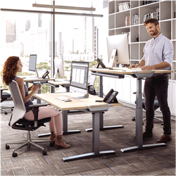FELLOWES Tablero para mesa regulable en altura Arce 140x80cm 9870601