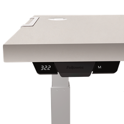 FELLOWES Tablero para mesa regulable en altura Gris 140x80cm 9870301