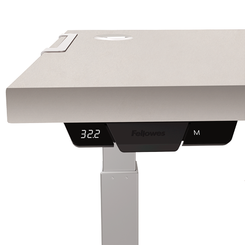 FELLOWES Tablero para mesa regulable en altura Gris 180x80cm 9870501