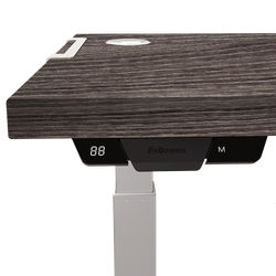 FELLOWES Tablero para mesa regulable en altura Roble 160x80cm 9871001