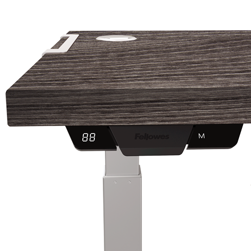 FELLOWES Tablero para mesa regulable en altura Roble 160x80cm 9871001