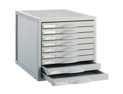Fichero cajones de sobremesa 356x316x303 mm 9 cajones color gris