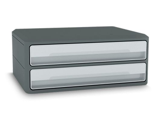 Fichero cajones de sobremesa cep moov up reciclado 80% 2 cajones color gris 275x369x146 mm