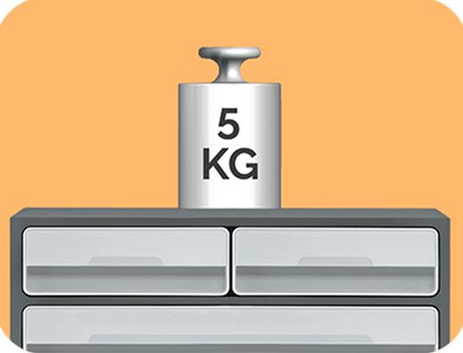 Fichero cajones de sobremesa cep moov up reciclado 80% 3 cajones color gris 275x369x146 mm