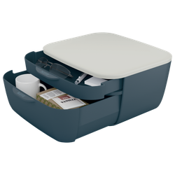 Fichero cajones de sobremesa leitz cosy 2 cajones gris