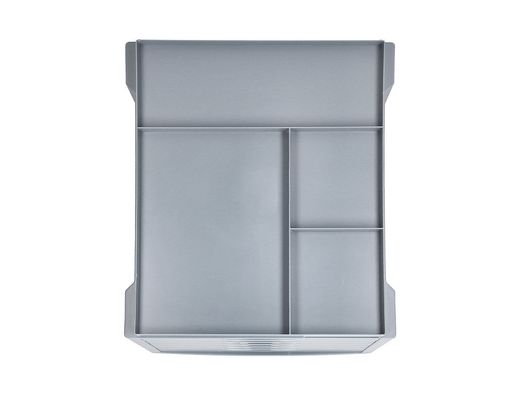Fichero cajones de sobremesa q-connect bandeja organizadora superior 6 cajones color gris opaco