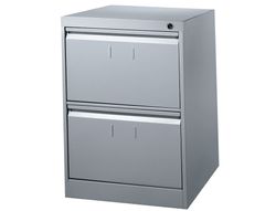 Fichero Cajones de Suelo Metalico de 2 Cajones 70Cm Alto,64Cm Prof,49Cm Anchocolor Gris N.1375