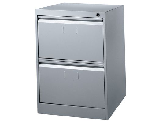Fichero Cajones de Suelo Metalico de 2 Cajones 70Cm Alto,64Cm Prof,49Cm Anchocolor Gris N.1375