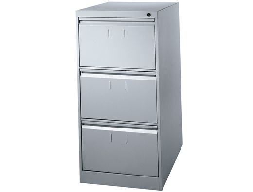 Fichero Cajones de Suelo Metalico de 3 Cajones 101 Alto,65 Prof. 47,5 Ancho Color Gris N.1375