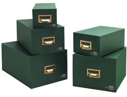 Fichero Fichas Tela Verde 1000 Fichas N.3 -Tamaño 100X150 Mm