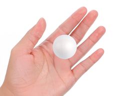 Figura de espuma blanca liderpapel bola de 2 cm bolsa con 20 unidades