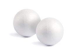 Figura de espuma blanca liderpapel bola de 2 cm bolsa con 20 unidades