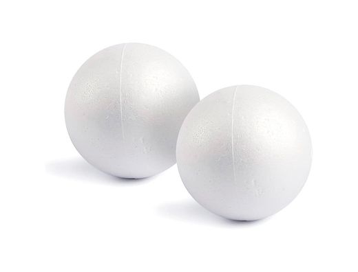 Figura de espuma blanca liderpapel bola de 2 cm bolsa con 20 unidades