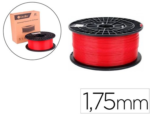 Filamento 3d colido abs gold 1,75 mm 1 kg rojo
