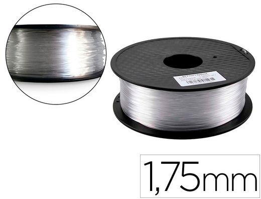 Filamento 3d colido petg 1,75 mm 1 kg transparente