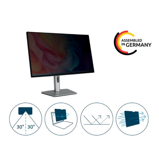 Filtro de privacidad alta claridad para pantallas de monitor de 23.8', 16:9