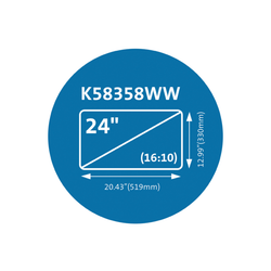 Filtro magnético de privacidad MagPro para monitores de 24",16:10
