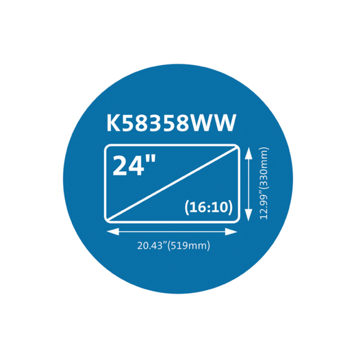 Filtro magnético de privacidad MagPro para monitores de 24",16:10