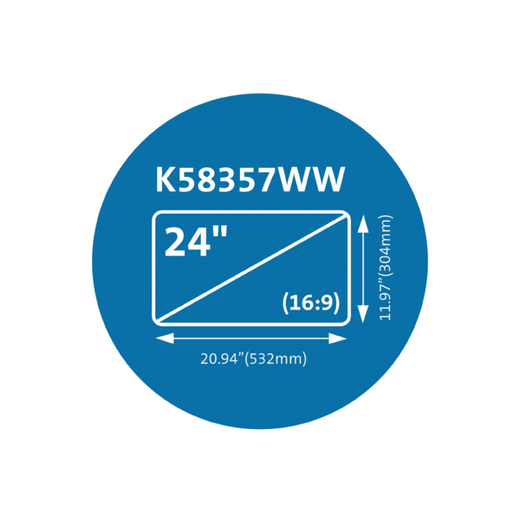 Filtro magnético de privacidad MagPro para monitores de 24",16:9