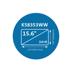 Filtro magnético de privacidad MagPro para portátiles de 15.6"