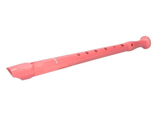 Flauta hohner 9508 color coral funda verde y transparente