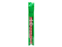 Flauta hohner 9508 color coral funda verde y transparente